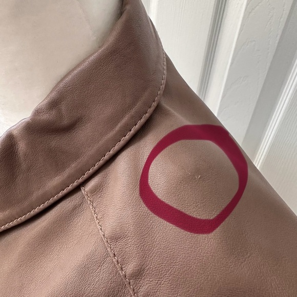 Elegant Brown Leather Women's Dress - Picture 8 of 14